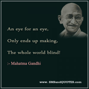 World Peace Quotes Gandhi Mahatma gandhi