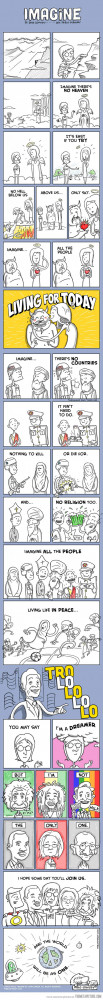 Funny photos funny Imagine John Lennon cartoon