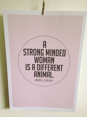 Meryl Streep Quote Art Print by bippityblush on Etsy: Streep Quotes ...