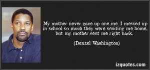 ... me right back. (Denzel Washington) #Spectrumlearn #quotes & #notes