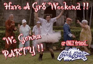 funny weekend party, gif