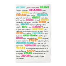 Words of Inspiration 3'x5' Area Rug for