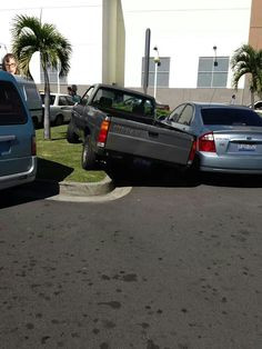 Bad parking job #craengineering #badparking More
