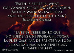 September 18: Faith - Elizabeth Gilbert