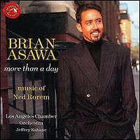 ASAWA Countertenor MORE THAN A DAY Music of Ned Rorem L A CHAMBER ORCH