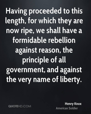 this length, for which they are now ripe, we shall have a formidable ...