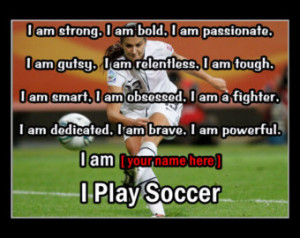 Soccer Poster Personalized I Play Soccer Photo Quote Wall Art 8x11 ...