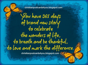 You Have 365 Days Of Brand New Strong To Celebrate The Wonders Of Life ...