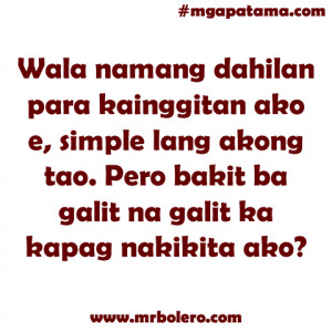 Mga Patama Quotes and Banat Tagalog Love Quotes Collections Online.