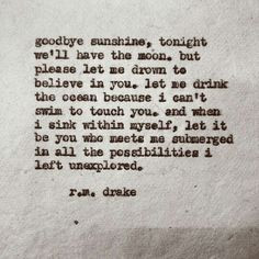 , Poems, Quotes Inspiration, R M, Beautiful, R.M Drake Quotes ...