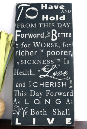 Traditional wedding vows-Wedding Gift idea by MarylinJ