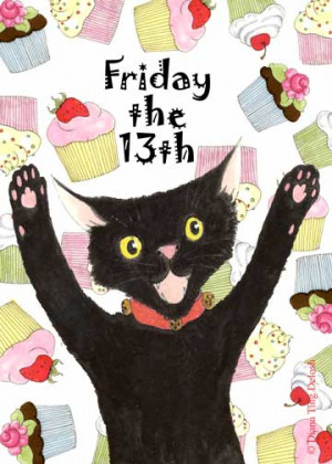 Black Cat Friday the 13th