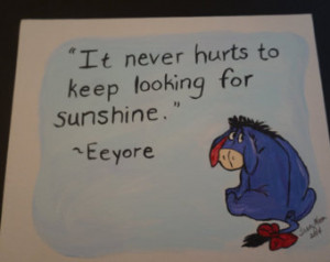 Eeyore hand painted canvas, Winnie the Pooh, acrylic, eeyore quote ...