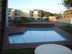 Complex pool area
