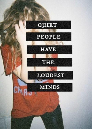 Wise quotes quiet people