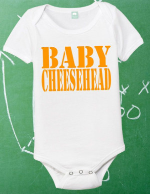 Baby Cheesehead Infant Shirt Lil Packer Fan Newborn Green Bay Packers ...