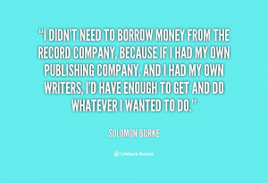 Quotes About Borrowing Money