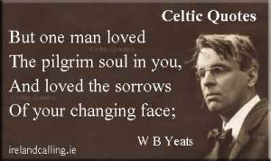 Illustration of W B Yeats quote: 