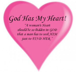 woman s heart should be so hidden in god that a man has to seek him ...