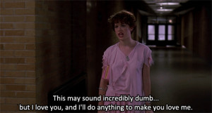 molly ringwald sixteen candles animated GIF
