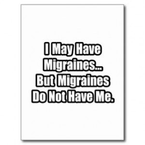Migraine Headache Postcards