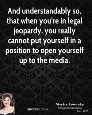 Monica Lewinsky Legal Quotes