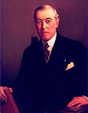 President Woodrow Wilson WW1
