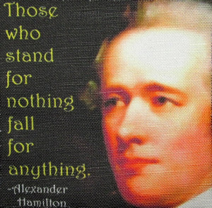 ALEXANDER HAMILTON QUOTE - Printed Patch - Sew On - Vest, Bag ...