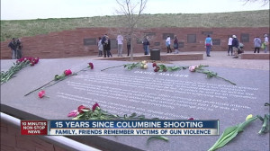 ... Columbine High School and opened fire. killing 12 fellow students and