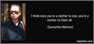 More Samantha Morton Quotes