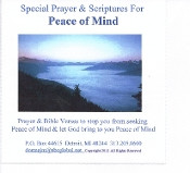 Peace Of Mind Scriptures MP3