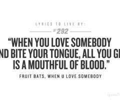 Biting Your Tongue Quotes