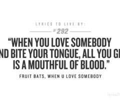 Biting Your Tongue Quotes