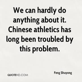 Feng Shuyong - We can hardly do anything about it. Chinese athletics ...