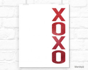 Valentines day poster, Be mine vale ntine, xoxo poster, love quote ...