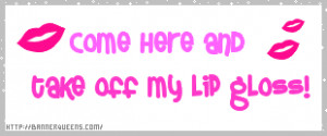Flirty quote banners