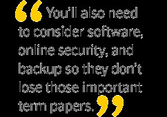 You’ll also need to consider software, online security, and backup ...