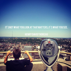 Views from the Carew Tower Observation Deck in Cincinnati