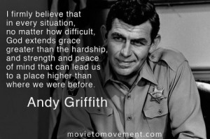 andy griffith; a very good old tv show