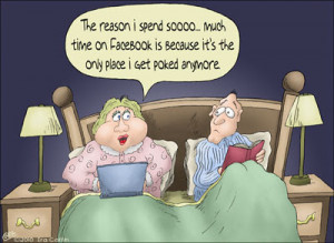 Facebook humor: Beside manner