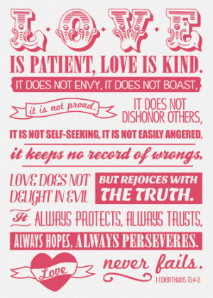 love is patient free printable love is so much