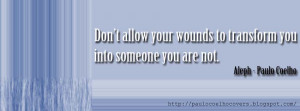 Paulo Coelho quote for facebook cover