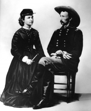 Widow of General George Armstrong Custer, author. Born: April 8, 1842 ...