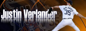 Justin Verlander Detroit Tigers Face Book Cover