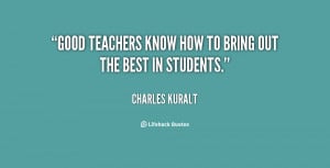 Quotes About Good Teachers