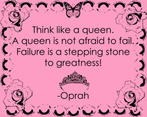 ... Oprah Winfrey! This quote keeps me going, and helps me stay focused