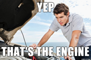 Attempting To Fix A Car Problem Meme