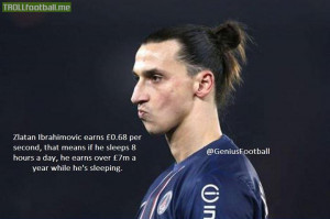 Footballers make crazy money..