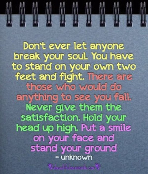 Stand on your own