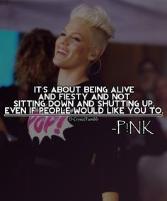 Pink Singer Quotes. QuotesGram